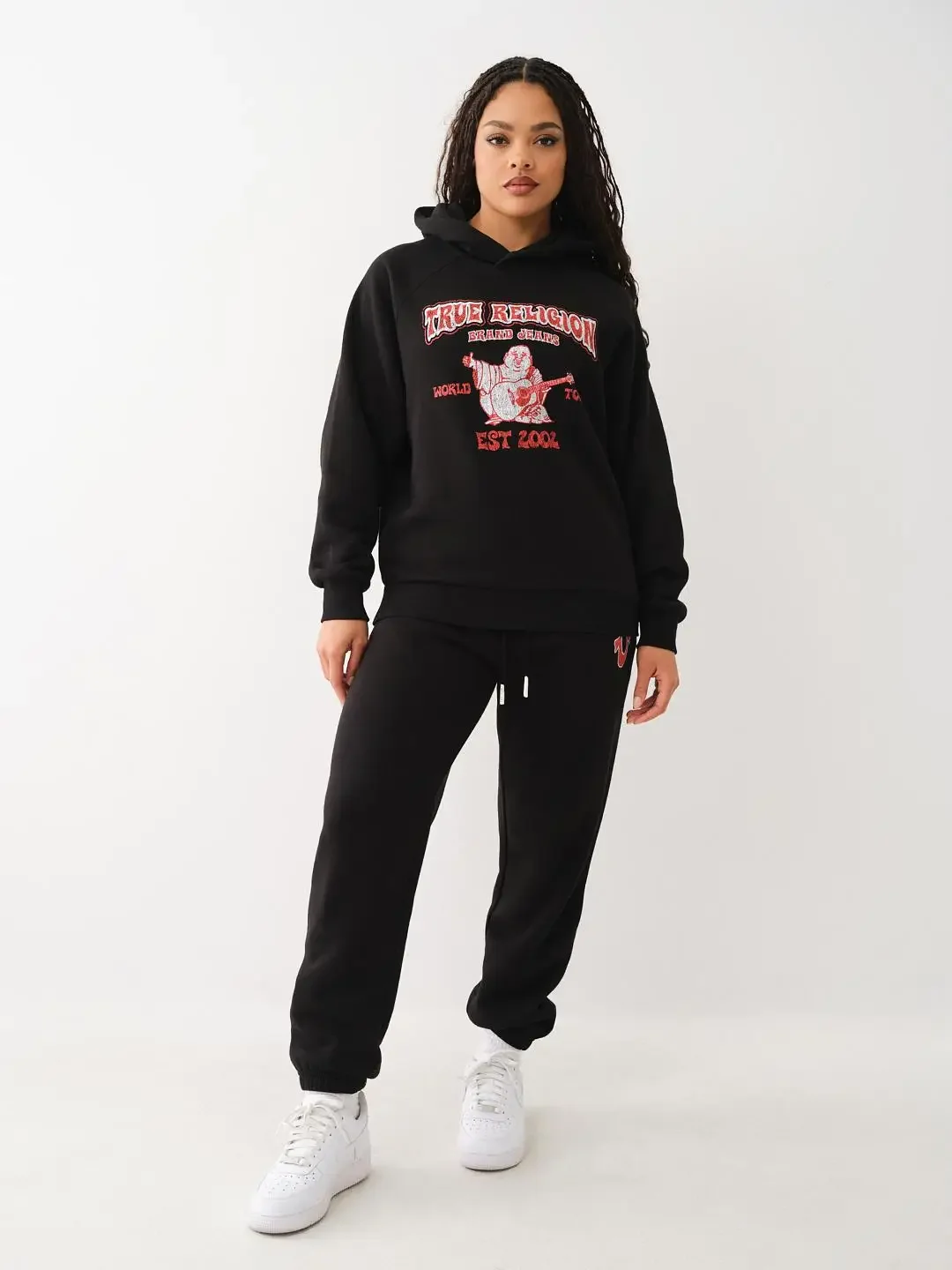 Harajuku Budda Bluzy z nadrukiem Kobiety Y2k Topy Amerykański styl Streetwear Hip Hop Gothic Bluza z kapturem Odzież damska