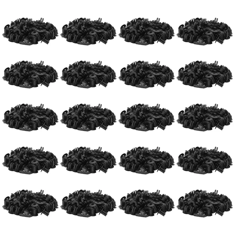

1000X пластиковые заклепки для велосипеда обтекатель для отделки панели крепежные зажимы 6 мм для Honda Yamaha Black