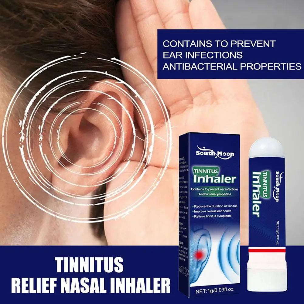 Ear Ringing Relief Treatment Inhaler Relieve Deafness Tinnitus Itching Earache Ear Hard Hearing Treatment Health Care