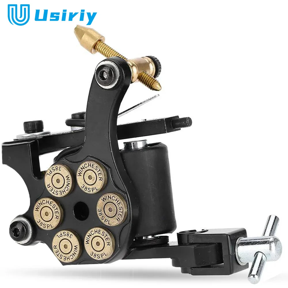 Professional Coil Tattoo Machine Iron 10 Wap Coils Guns for Shader and Liner 3 Colors Tattoo Machine for Tattoo Artists