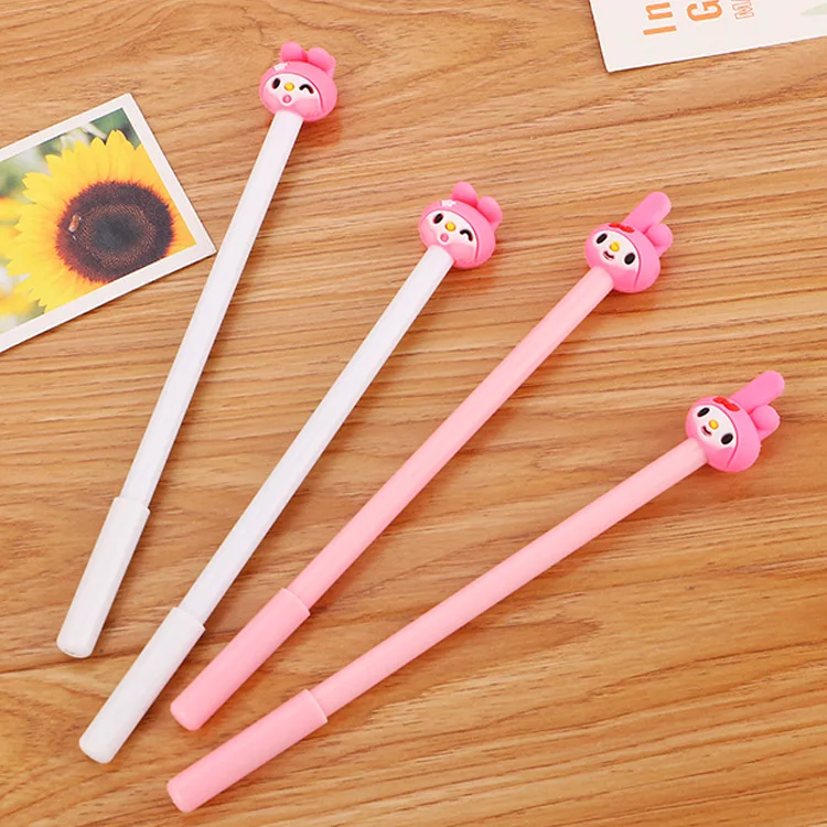 

50pcs Creative cute girl melody neutral pen learning stationery student water-based pen high-quality office signature pen