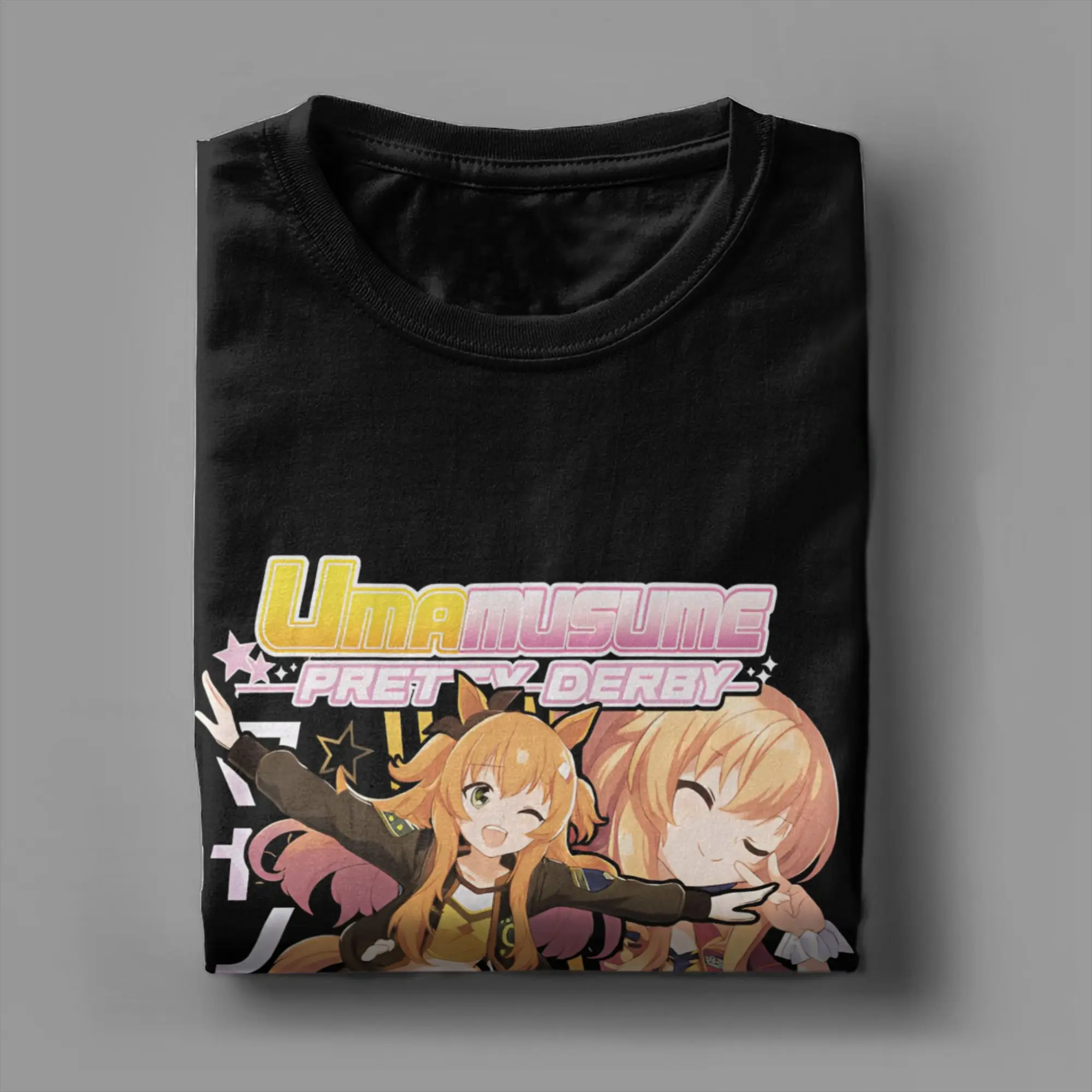 مضحك Umamsusme جميلة ديربي قميص الانمي الرجال Crewneck 100% القطن تي شيرت قصير الأكمام تي شيرت جديد وصول الملابس #4