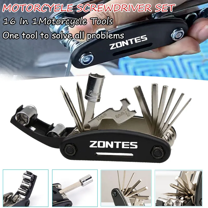 For Zontes 368G 703RR 703F 350E 350D 350X GK350 368 350 D/M/E/K/G/R/T/S/V Motorcycle Accessories Screw Tools Hexagon Wrench Set