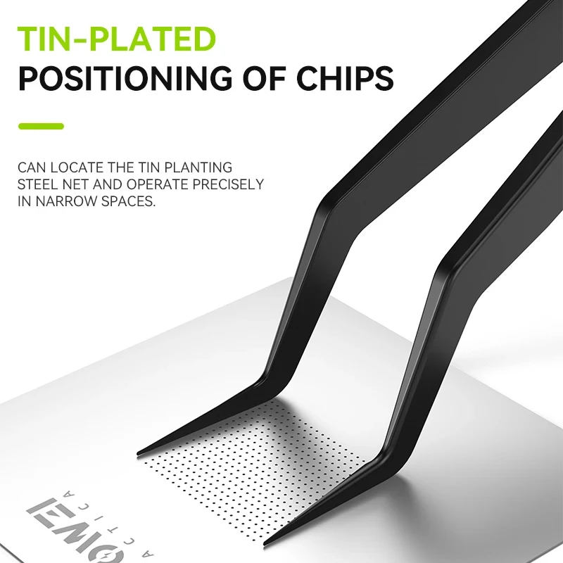 LUOWEI IS-20 Multifunctional High-Precision Flying Wire Tweezers for Welding BGA Chips & Steel Mesh Fixing Repair Tools