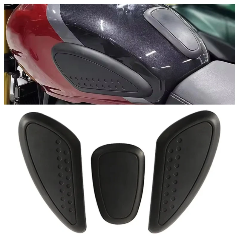 Motorcycle Accessories Middle Tank Pads Side Anti Slip Sticker Protector Kit New For Scrambler 400X For Speed 400 2024 2025