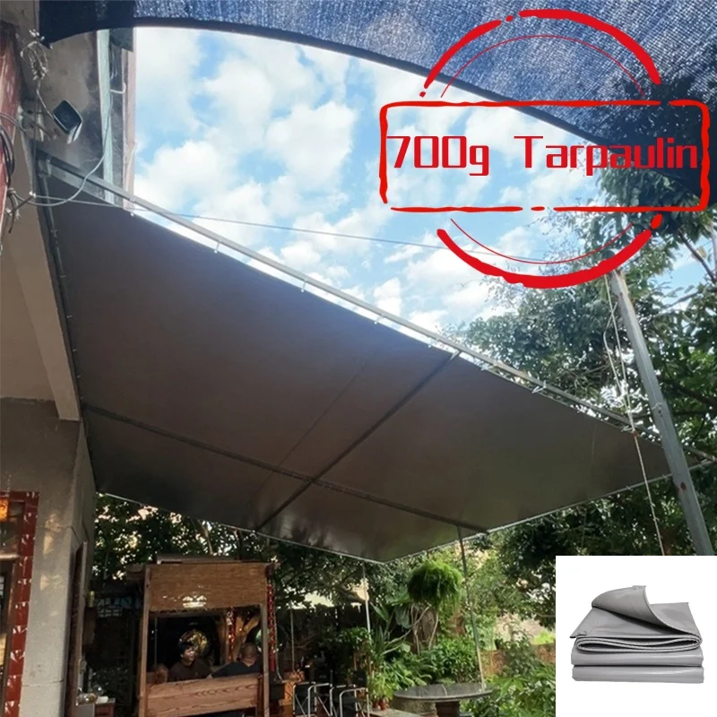 Scratch Resistant Double-sided 0.56mm Waterproof Fire-resistant Windproof Thickened Fabric Tarpaulin