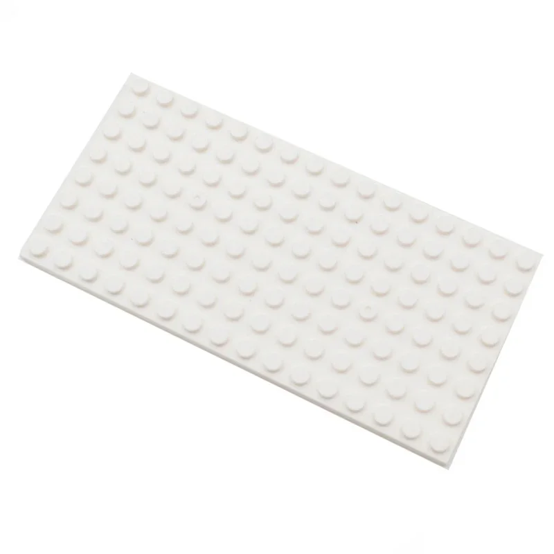 20 stücke Dünne 8x16 DIY Bausteine Zahlen Ziegel Punkte 12 Farbe Pädagogisches Kreative Kompatibel Mit 92438 Spielzeug für Kinder