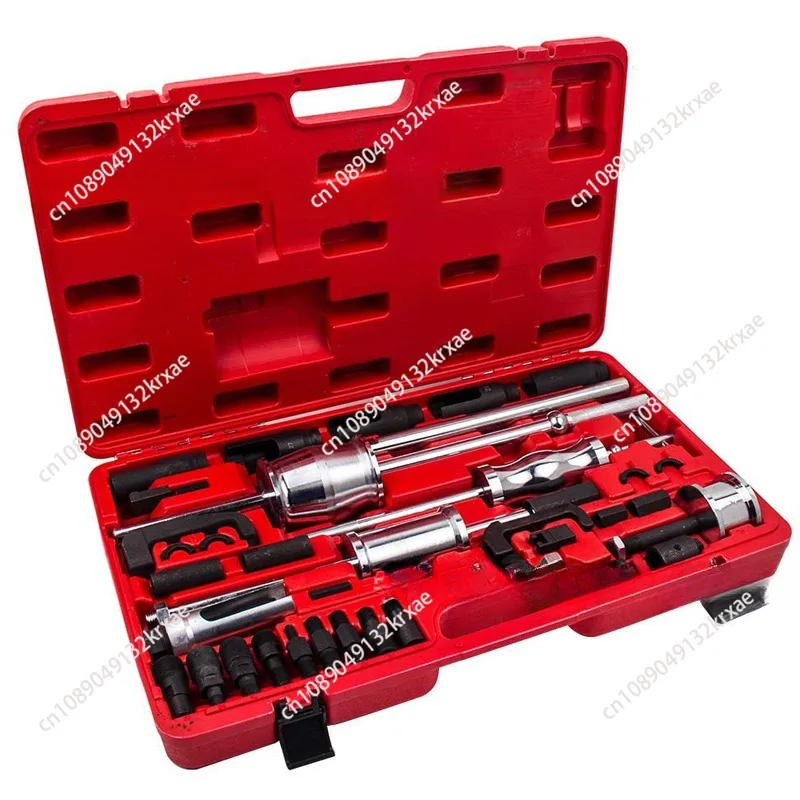 40pcs Universal Diesel Injector Extractor Remover Slide Hammer Puller Common Rail