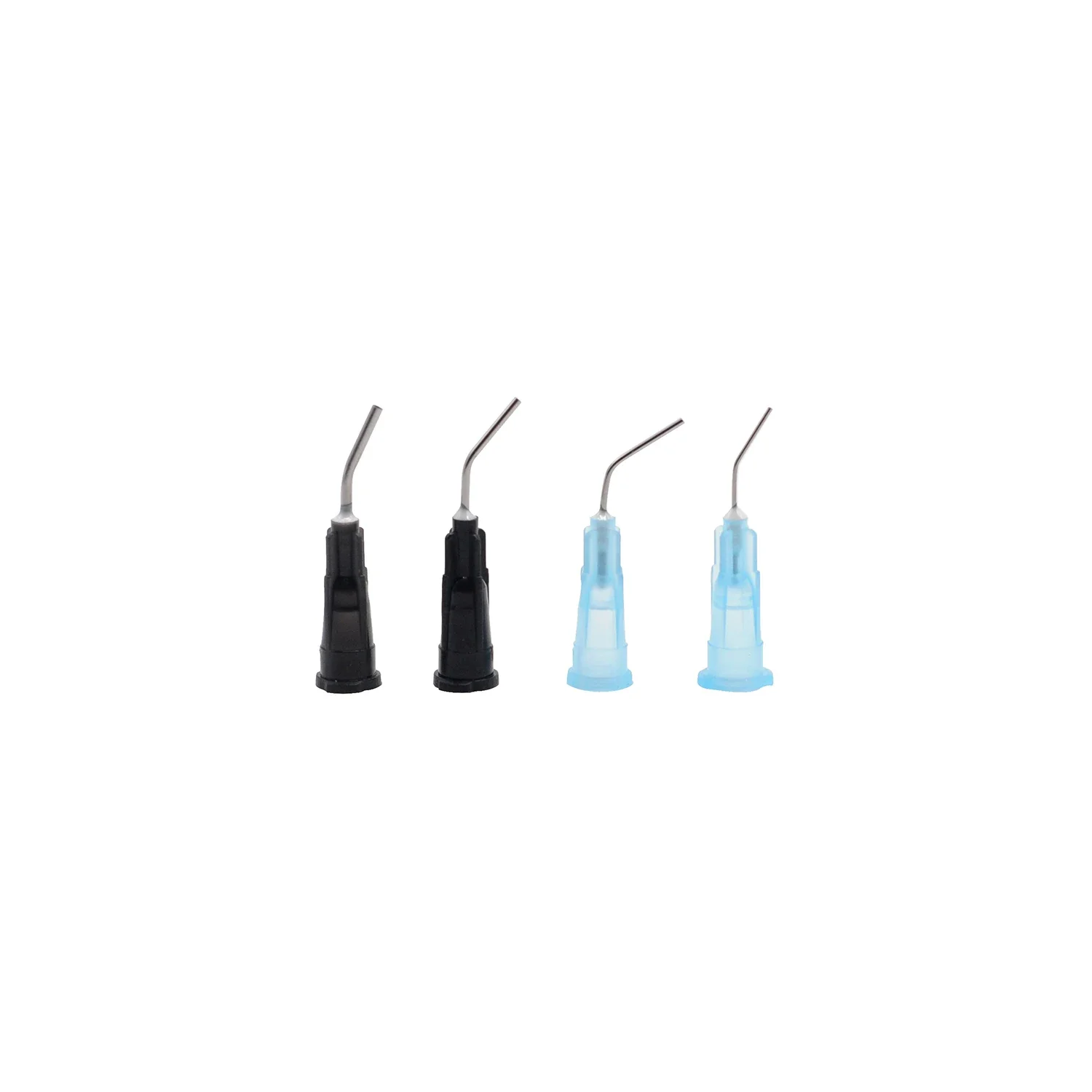 100pcs/bag Dental Pre Bent Dispensing Tip Irrigator Bent Needle Etchant Resin Flow Composite Tips Disposable Applicator 4Type