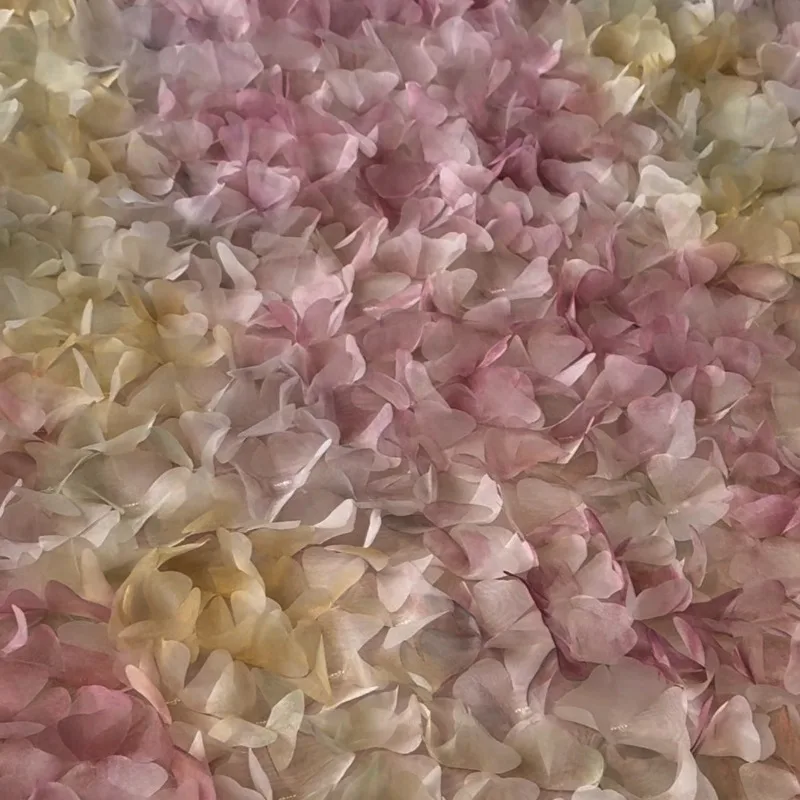 

3D Tie Dye Soft Skin Friendly Fabric for Wedding Dress Clothing Decoration Design Cloth Diy By The Meter Sewing Material