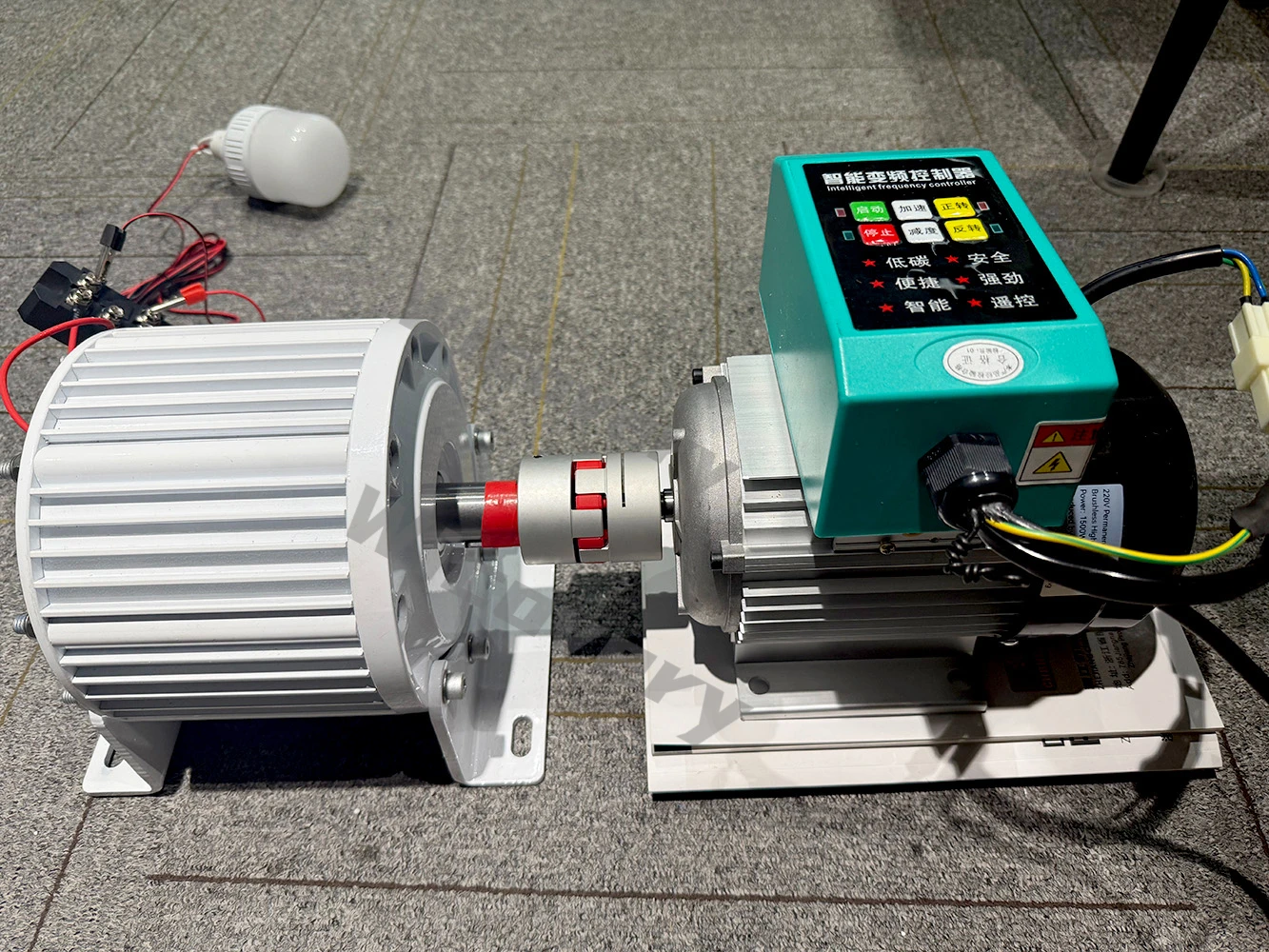 800W 1000W 1500W 220V High Torque Variable Speed All Copper Permanent Magnet Brushless Reduction Motor Low Noise