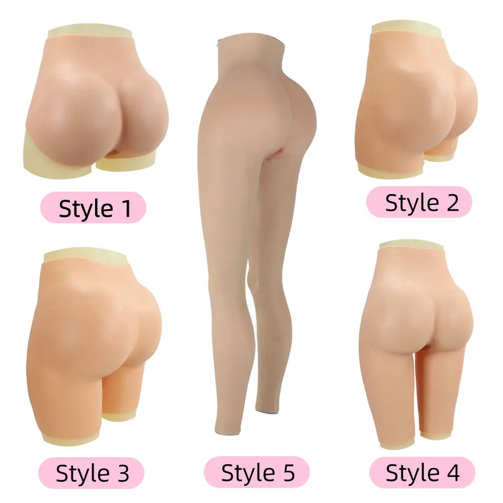 YUERUGOU Silicone Realistic Vagina Panties Shemale Crossdresser Pussy Pants Transgender Artificial Fake Underwear Hip Enhancer