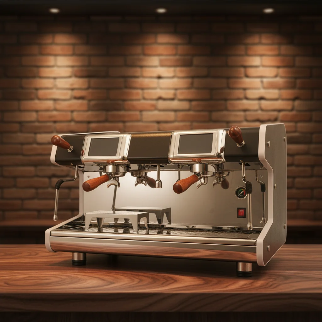 Semi-automatic Coffee Maker ML-2 380V 6000W Commercial Espresso Machine with 13.5L Stainless Steel Boiler for Catering Use