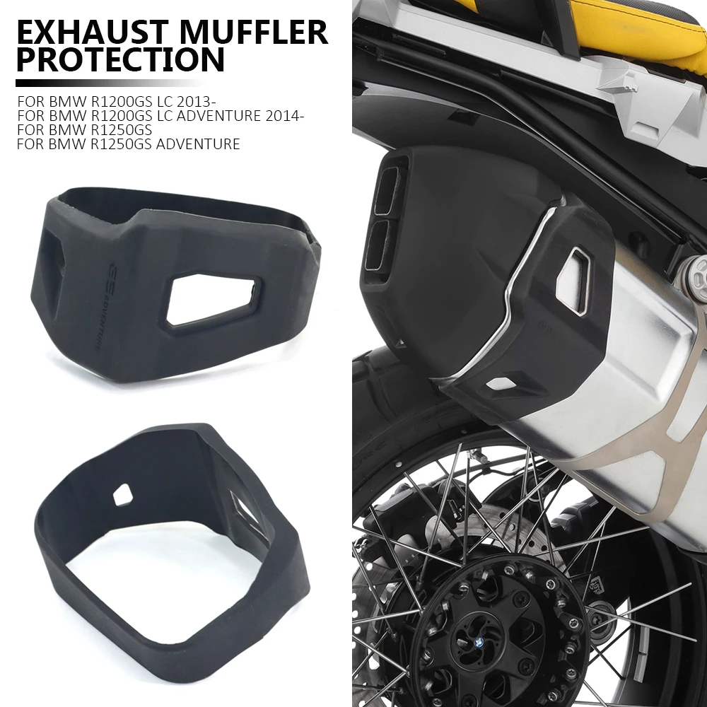 

For BMW R1200GS R1250GS Adventure Rear Exhaust Pipe Muffler Silencer Anti-Drop Falling Glue Protection R1200 1250 GS Accessories