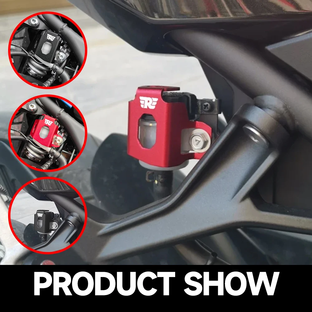 For Royal Enfield Meteor Interceptor 650 Motorcycle Parts Rear Brake Fluid Reservoir Guard Cover Protector Oil Tank Protection