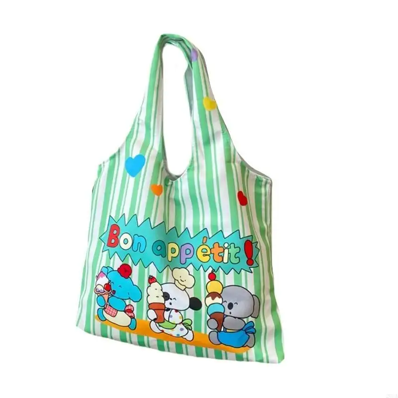 

Cartoon Print Shopping Bag Shoulder Bag for Women Girl Fashion Bag Lady Purse 20CA