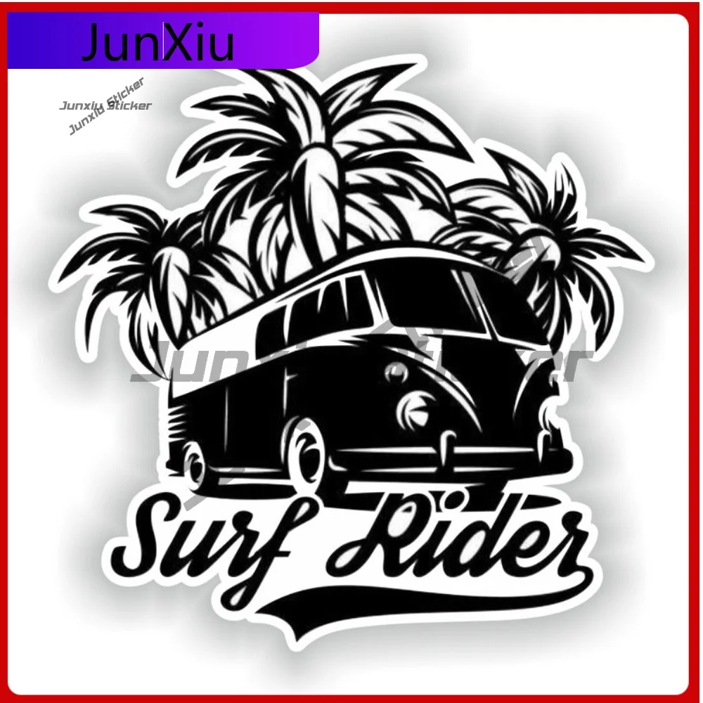 

Surf Rider Van Sticker Sports Enthusiast Vinyl Decals Custom Decals Camper Van Bicycle Decals Adventure Motorcycle Stickers Pvc