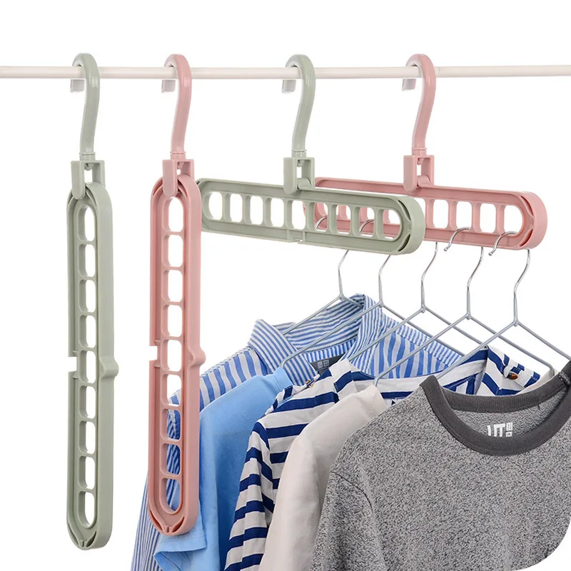 1pc Multi-Functional Clothes Hanger  Saving Closet Space  Random Color 17.6 Lbs(MAX)