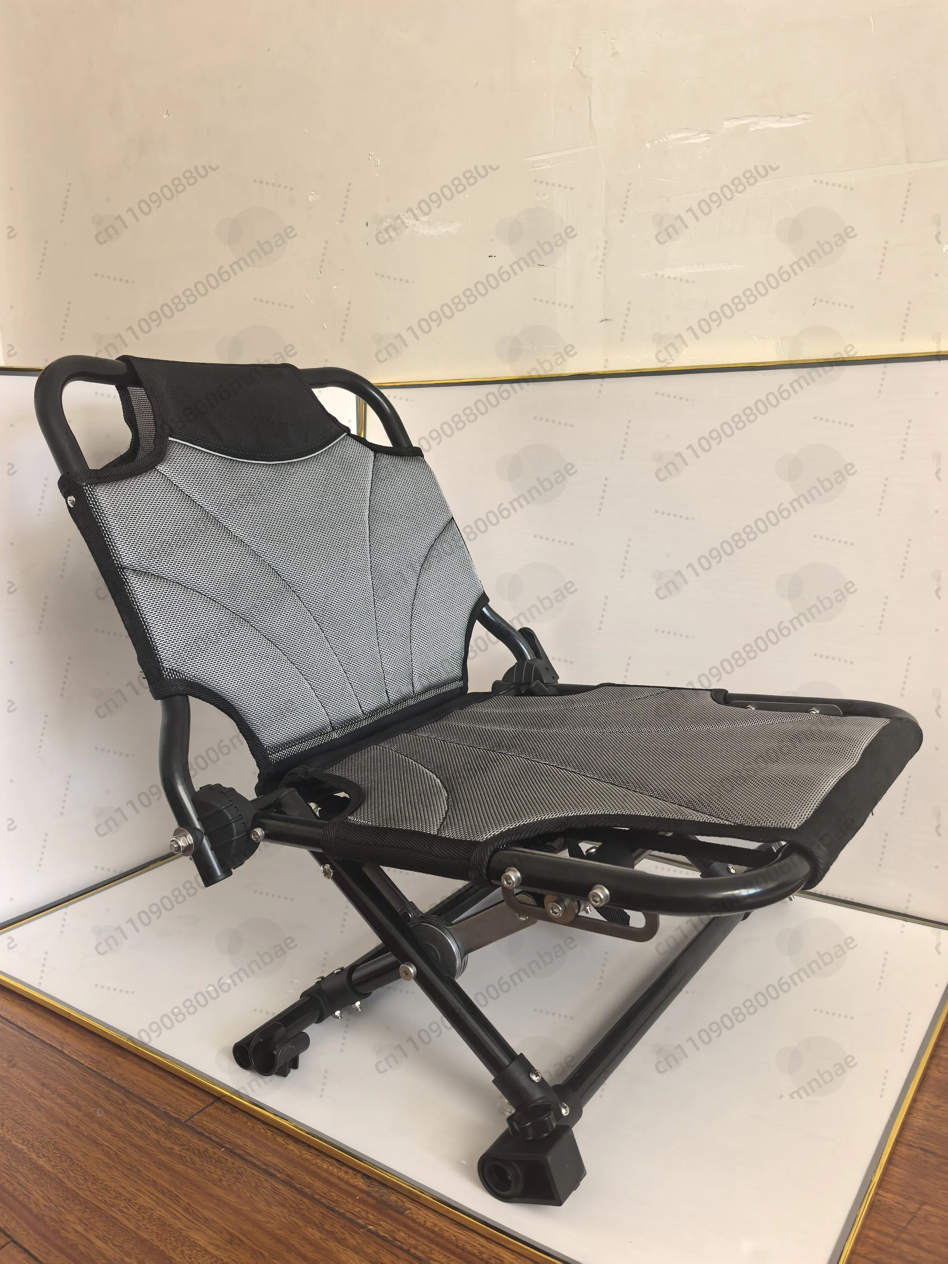 Beach Chair Kayak Backrest 360 Degrees Rotatable SUP Paddle Board Kayak Assault Boat 5-speed Lift Can Lie Flat Aluminum Seat