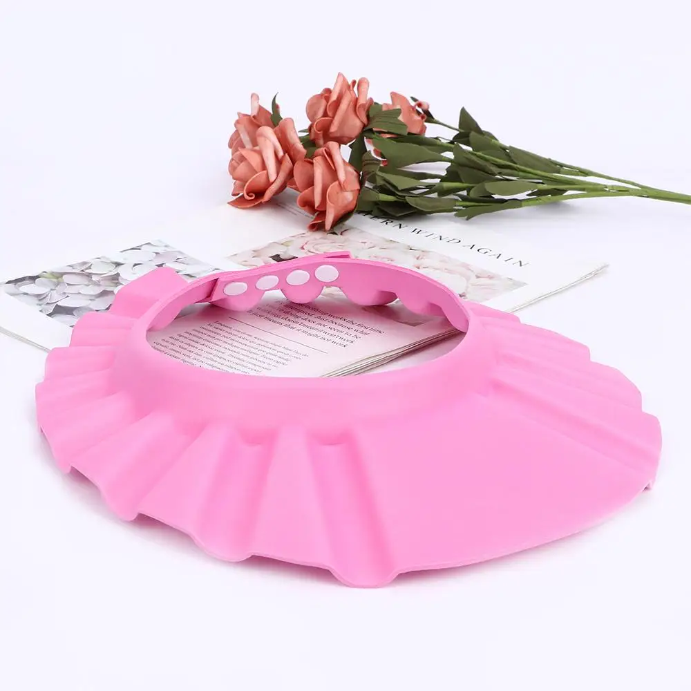 1Pcs Kids Shampoo Soft Hat Bathing Wash Hair Shield Shower Cap