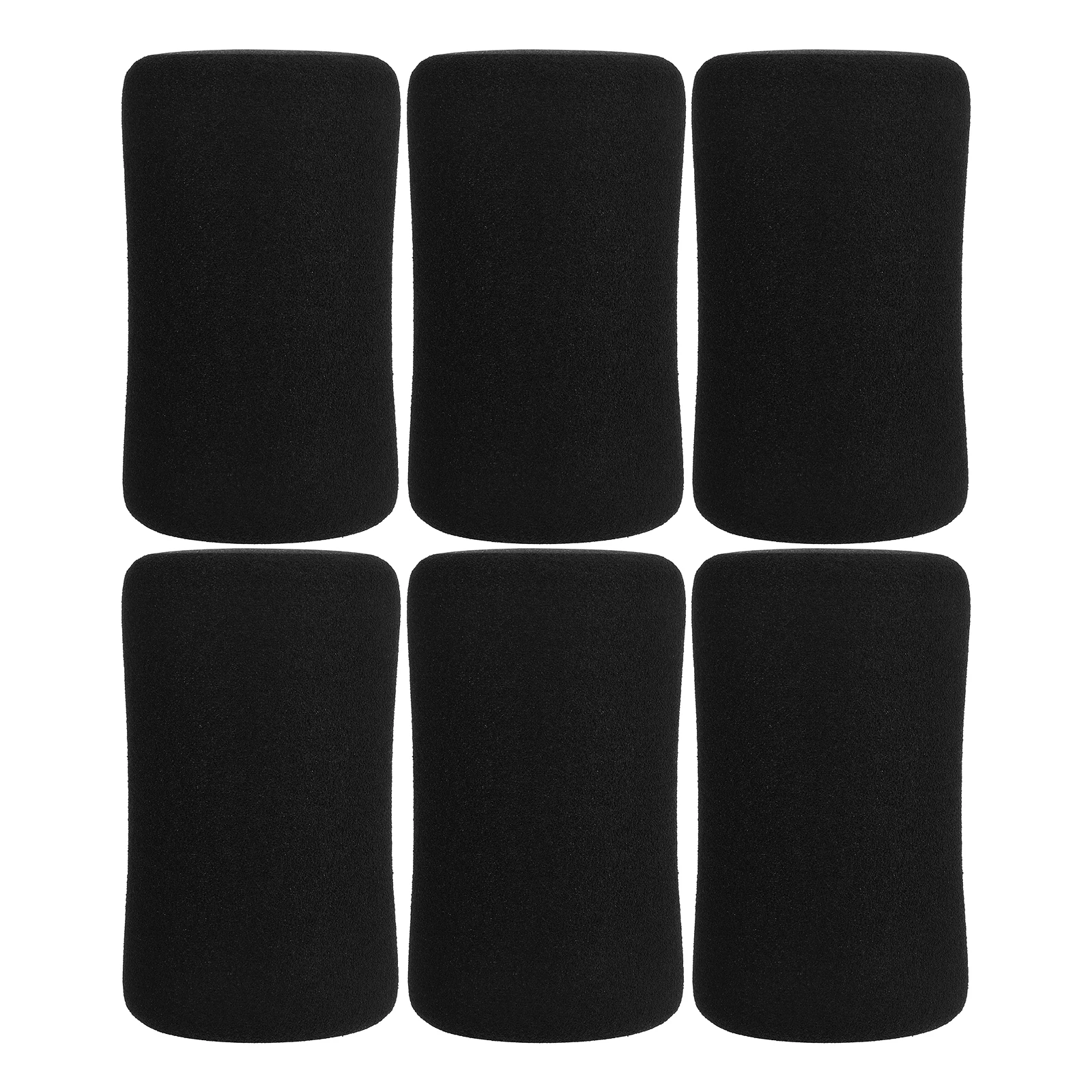 

6pcs Foot Rollers Replacement Set For Weight Bench Tube Sit Ups Leg Curl Extension Home Gym Exercise Equipment Foam Pads