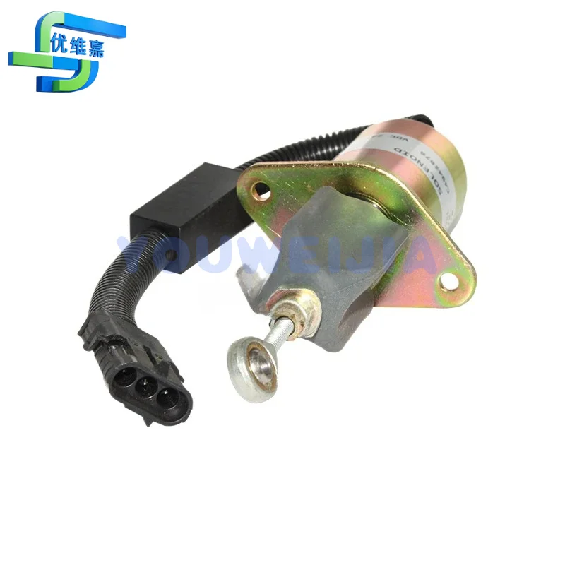 Excavator Accessories For Cummins 6ct Generator C 4942878 /9 Flameout Switch Flameout Solenoid Valve