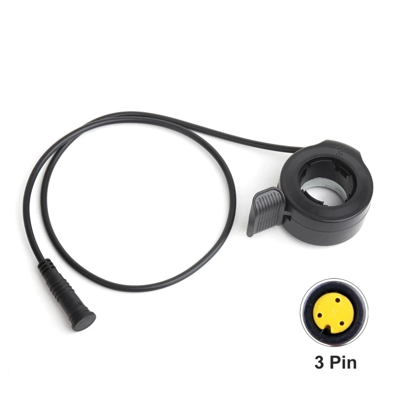 Wuxing 130X Ebike Thumb Throttle For Bafang BBSHD 36V 48V Finger Thumb Throttle Waterproof Connector Electric Bicycle Accessorie