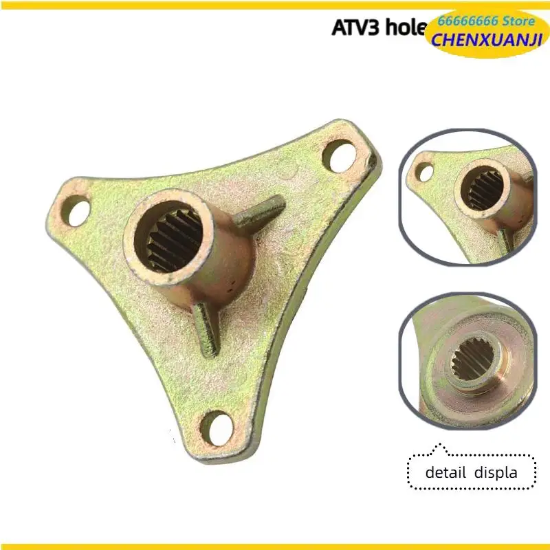 

17T Rear 3 Stud Wheel Hub Fit For China 49cc 50cc ATV Go Kart Buggy Scooter Quad Bike 16X8-7 145/70-6 Tire Wheels