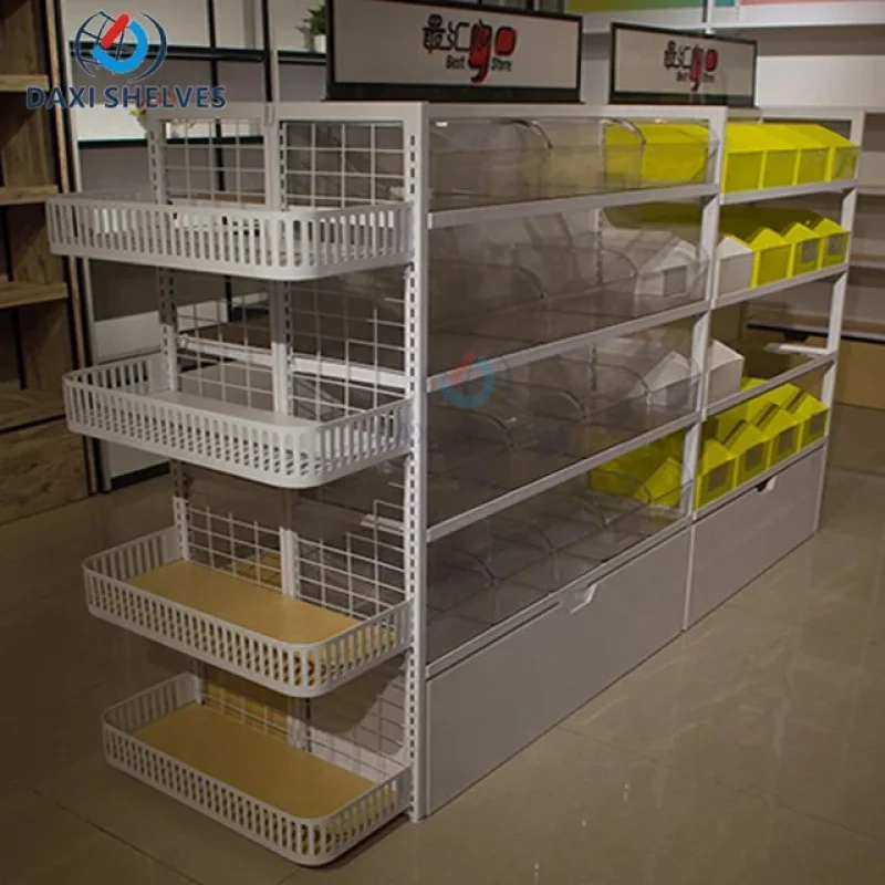 Customize.Oem Odm  Supermarket Iron Shelf Gandola Shelves Supermarkets Supermarket Chocolate Shelf Rack