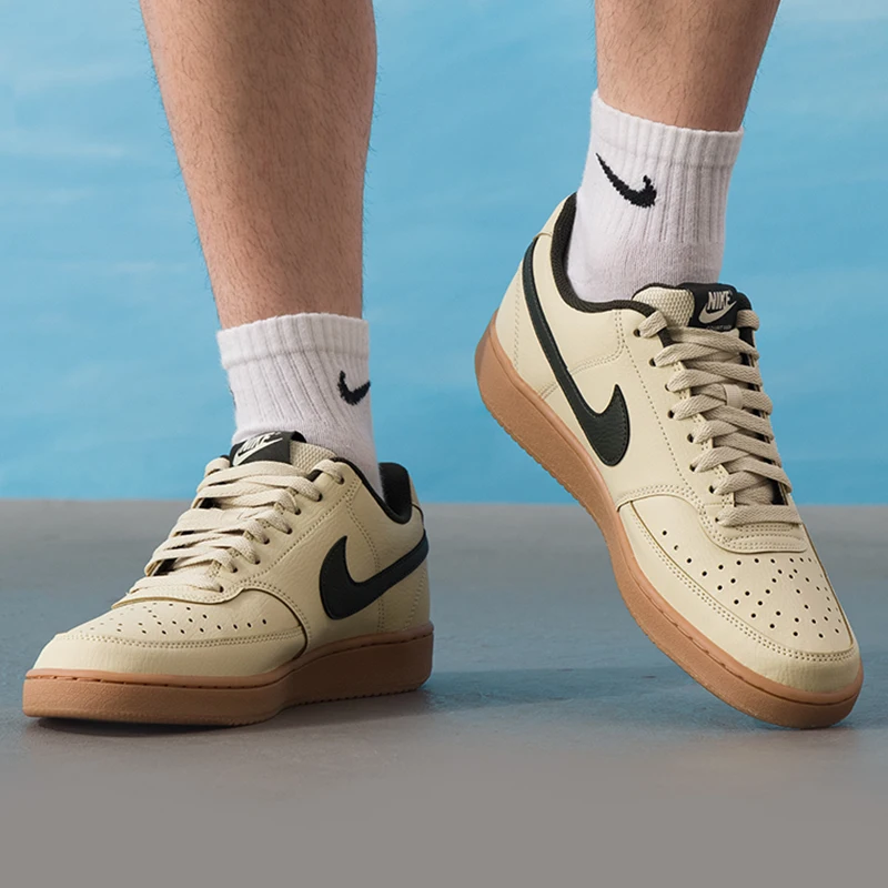 Nike (Nike) Court Vision Lo أحذية رياضية رجالية منخفضة القمة أحذية رياضية عصرية مقاومة للاهتراء خفيفة الوزن كاجوال Hv4506-200