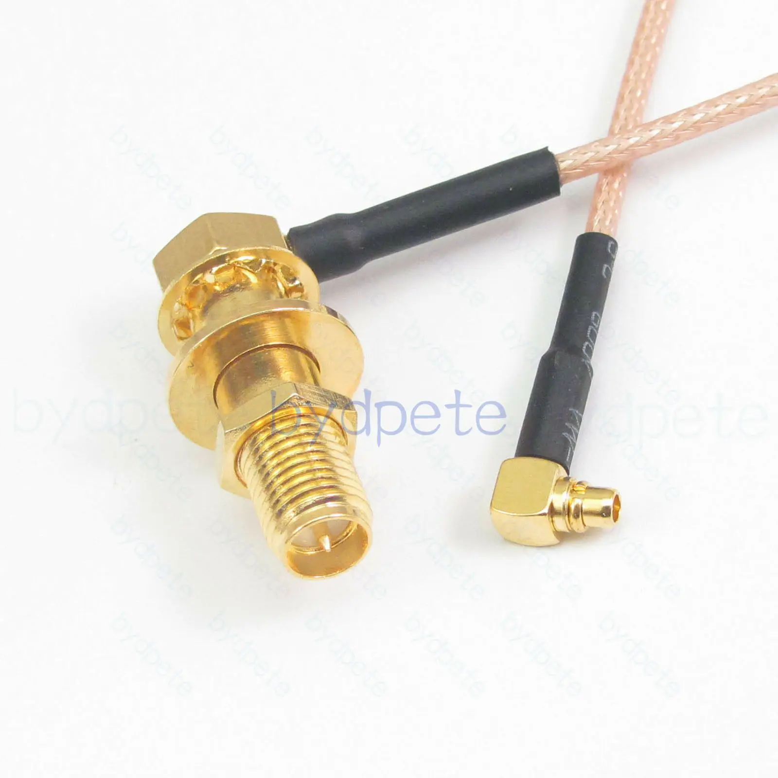 

MMCX Right Angle 90 Degree to RP-SMA Female Male Pin RG178 RG-178 Coaxial Cable Coax Koaxial Kable Z Type Style FPV for DJI UAV