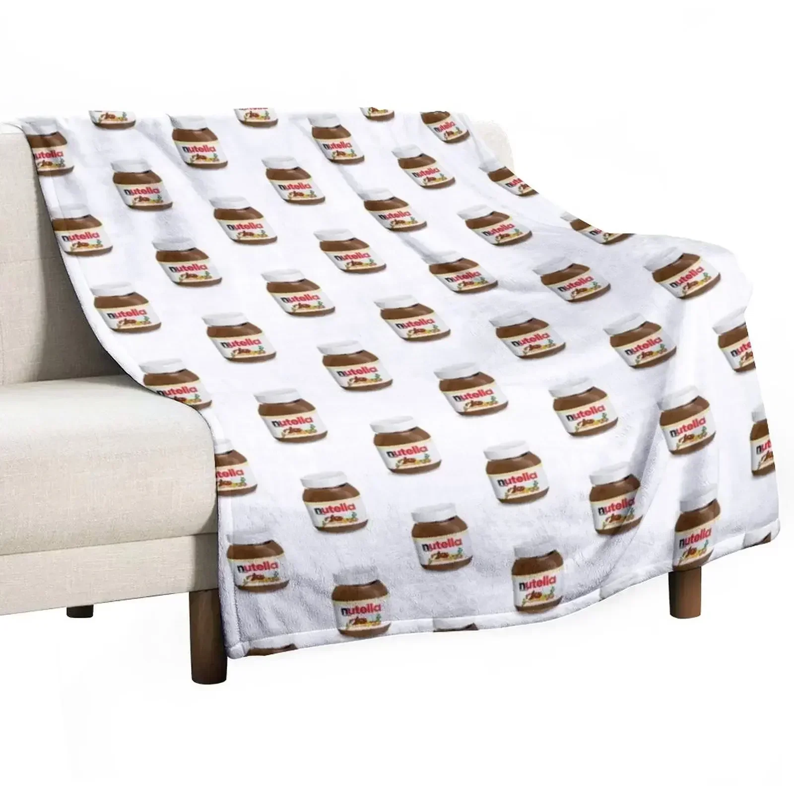 New Real Nutella Throw Blanket Hairy Fashion Sofas Thins Blankets