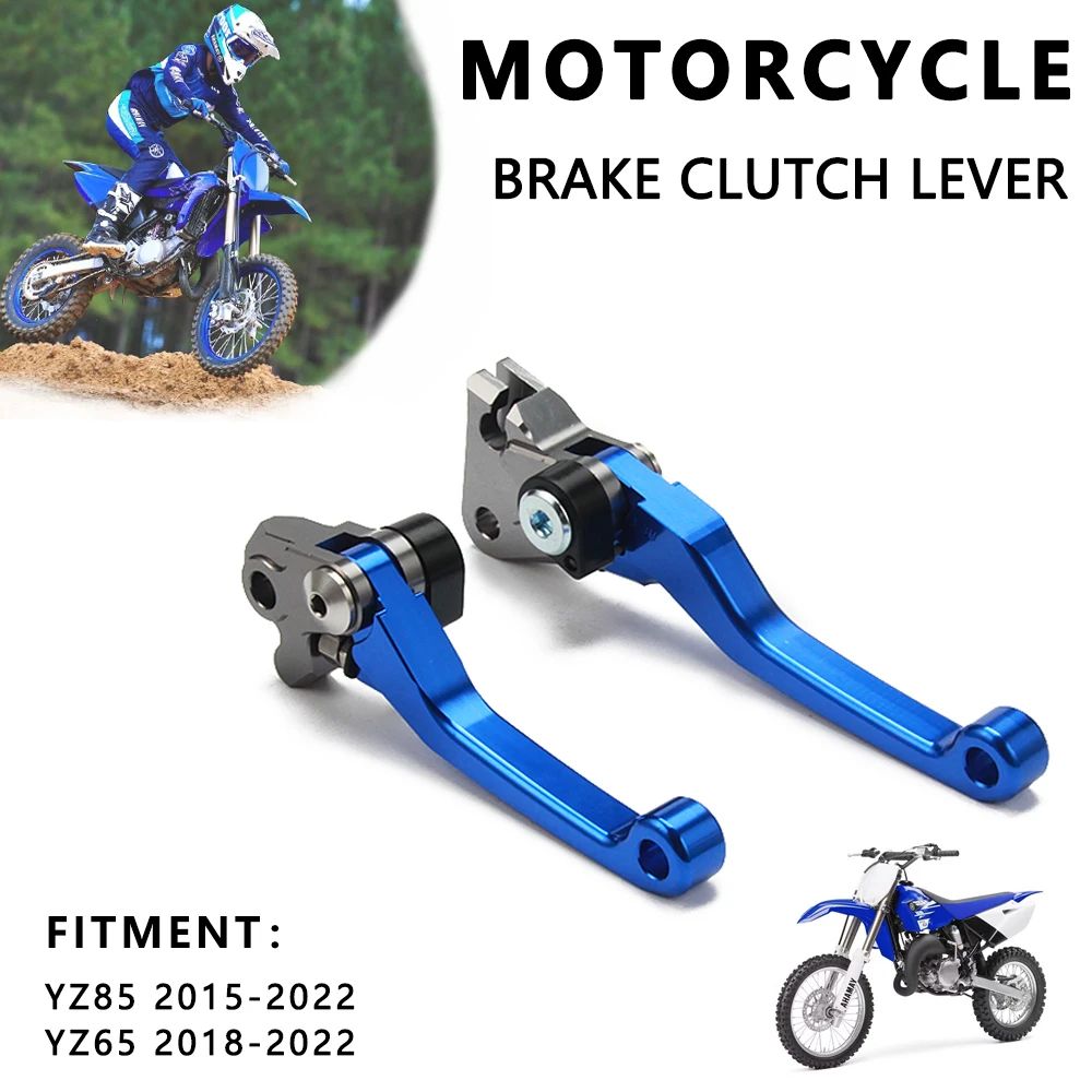Motorrad Zubehör CNC Pivot Bremse Kupplung Hebel Für Yamaha YZ65 YZ65 2018-2022 YZ85 YZ85 2015-2022 Dirt Pit Bike Griff