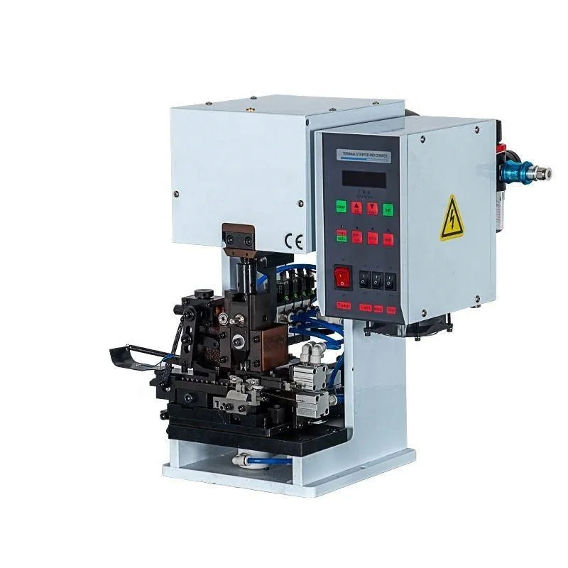 Automatic Cable Wire Stripping And Crimping Machine Terminal Crimping Equipment For Cable Manufacturing