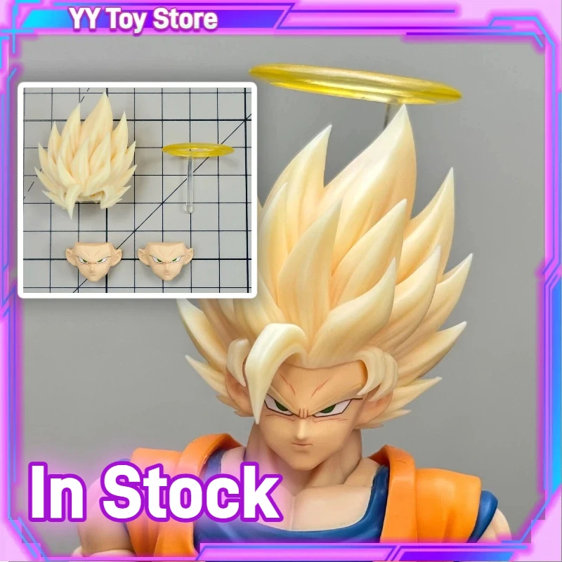 Nono KO Dragon Ball Z SHF DKO Super Saiyajin 2 Engel-Aura Actionfigur Son Goku Kopfmodell Sammlerstück Anime-Spielzeug Geschenk