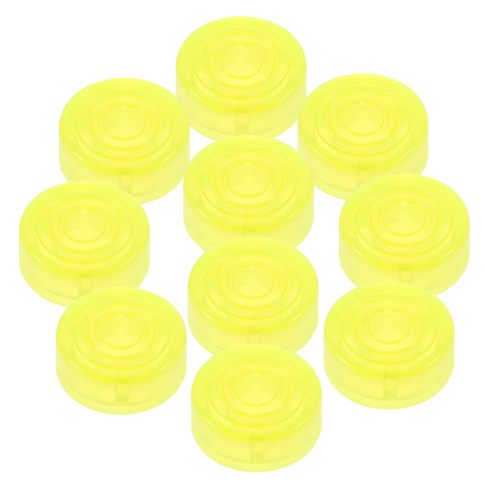 

10 Pcs Guitar Pedal Protective Cover Effects Footswitch Toppers Parts Accessories Plastic
