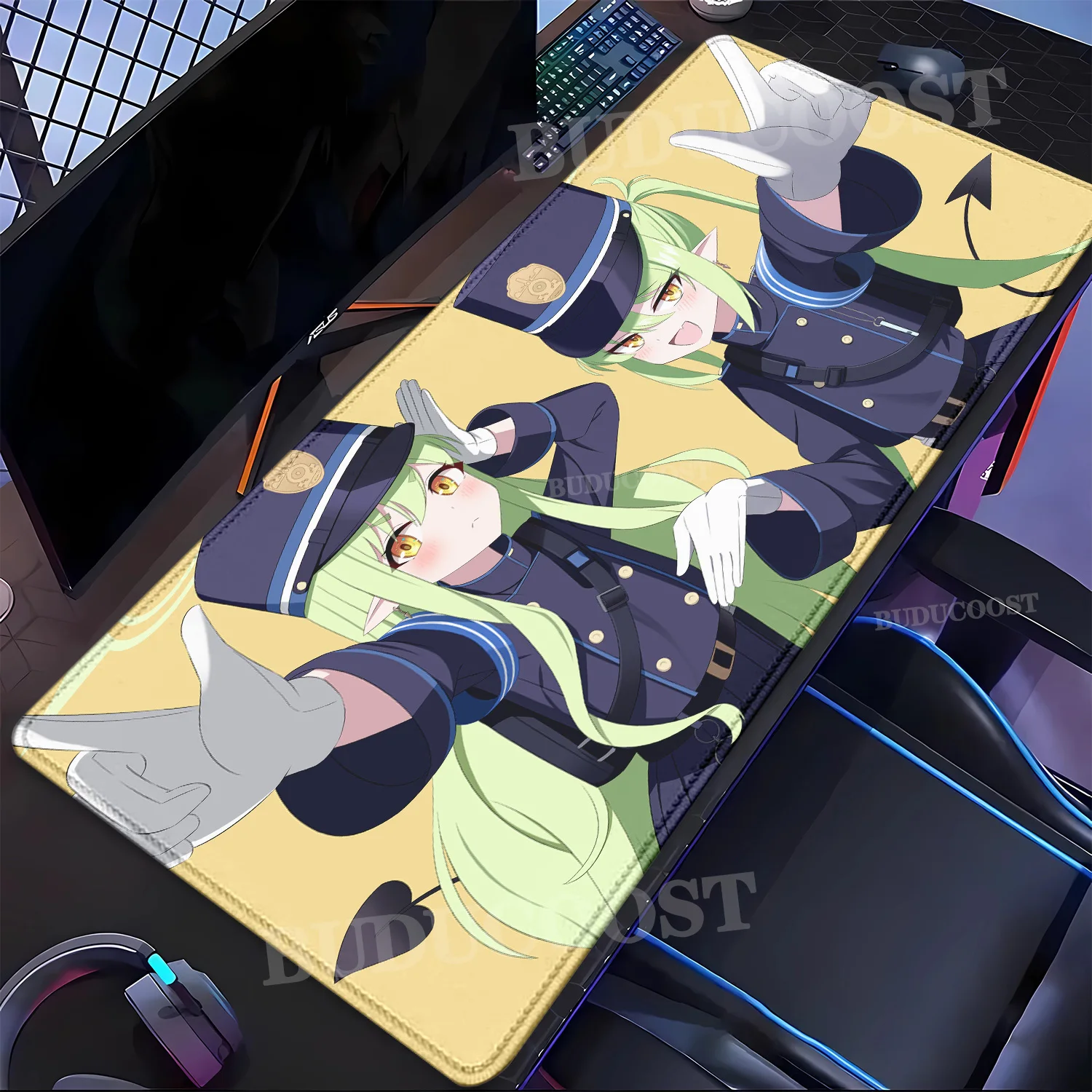 HD Printing Blue Archive tachibana nozomi hikari Mousepad Non-slip Mouse Pad Large office Keyboard Anime Girl 400x900mm Desk Mat