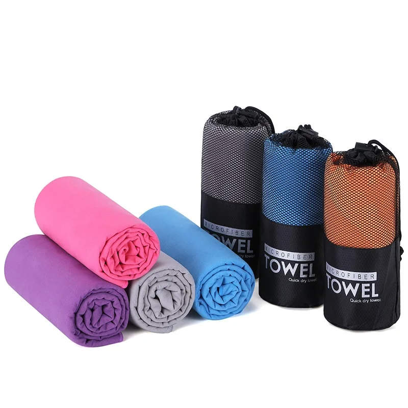 2PC/Set Microfiber Sports Towel, Fast Drying Microfiber Towel, Super Absorbent Ultra Soft Compact Gym Towel , Travel Accessories