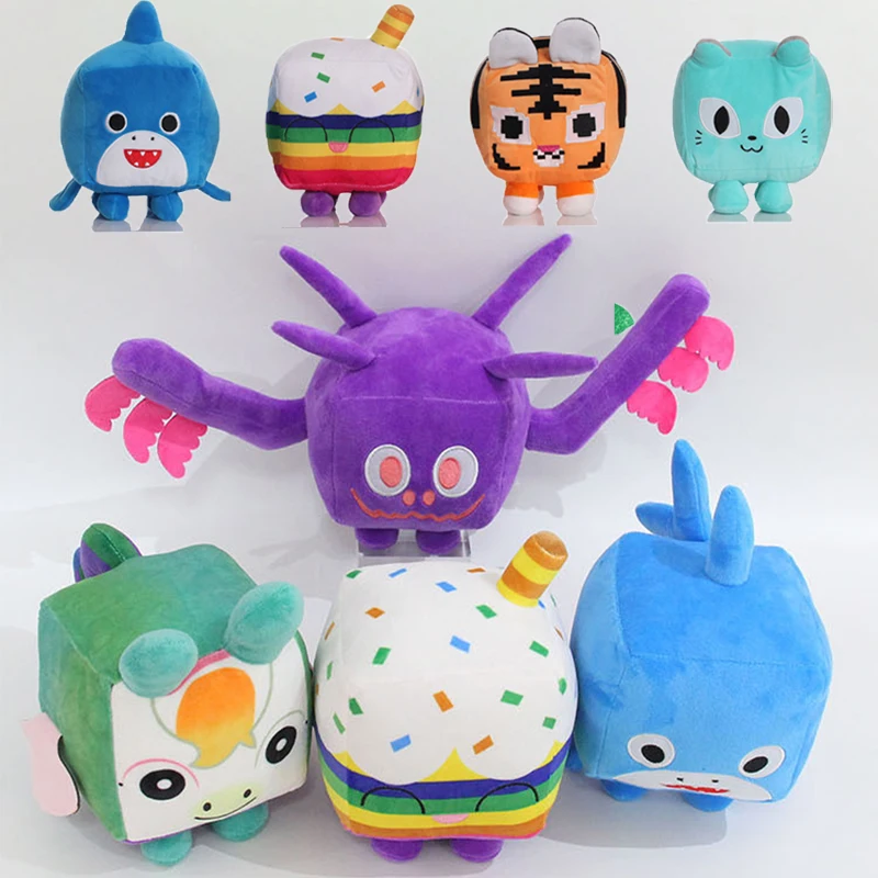 

Anime Simulator X Pet Plush Toys Cartoon Cat Dog Stuffed Dolls Big Games Bee Dinosaur Animals Plushies Pillow Christmas Gifts