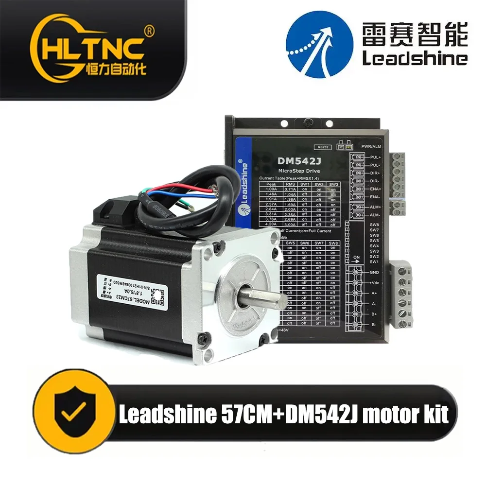 

Leadshine Intelligent 3A 4A Nema 23 Stepper Motor 0.6Nm-2.6Nm 57CM06/13/23/26+DM542J DC 20V-50V 4.2A Driver