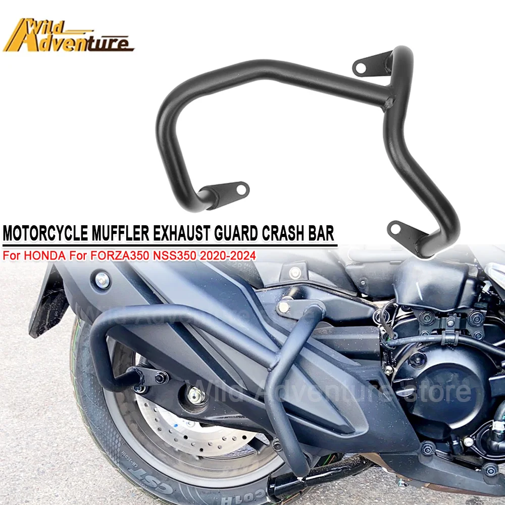 

Motorcycle Accessories Muffler Guard Frame Bumper For HONDA For Forza 350 Forza350 NSS350 2020-2023 2024 Exhaust Guard Crash Bar