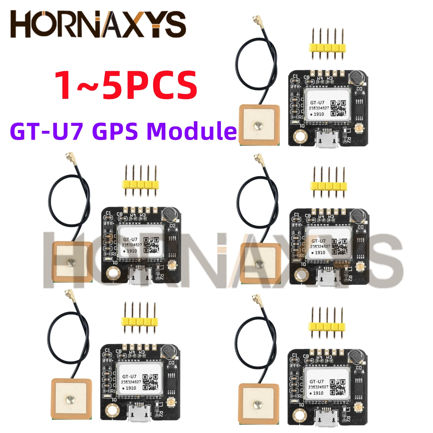 1-5pcs/ GT-U7 GPS module navigation satellite positioning compatible NEO-6M 51 single chip microcomputer STM32 for Arduino