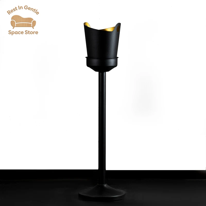 High-end champagne bucket household floor-to-ceiling red wine bar private ktv vertical ice wine container ice bucket