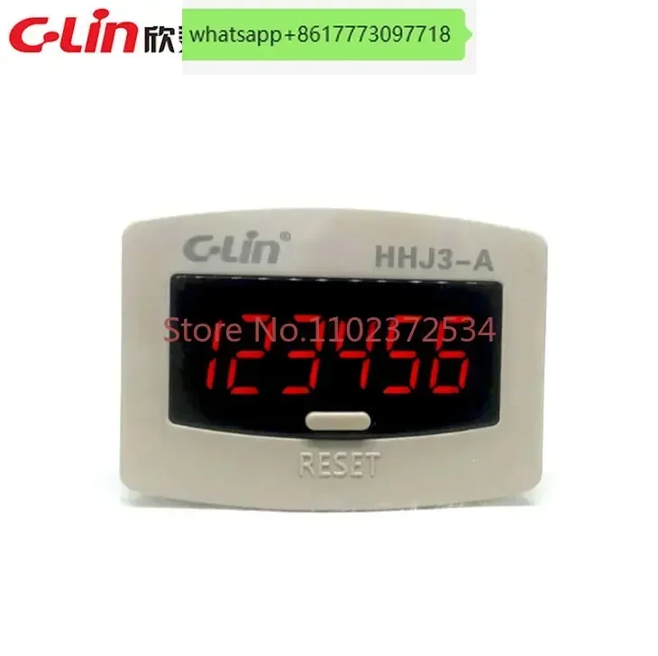 HHJ3-A six-digit accumulation counter matched with NPN sensor relay signal