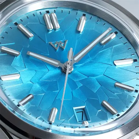 WM वॉच ऑटोमैटिक मैकेनिकल वॉच NH35 ग्लेशियर सीरीज़ 100M वाटर रेसिस्टेंट AR कोटेड सफायर वेली मर्क वॉचेस फॉर मैन 226M 10 best sales एक्वाटिको घड़ियाँ - №8