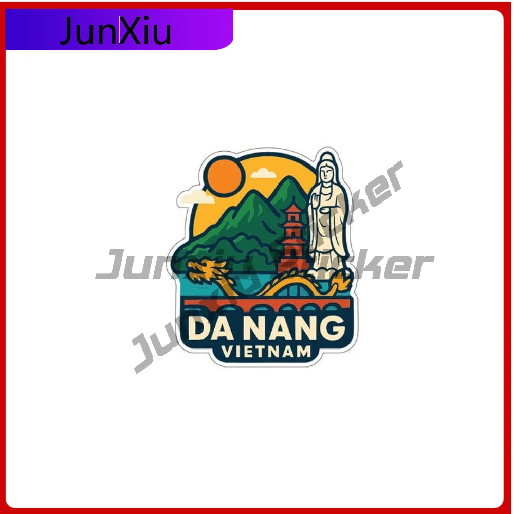 

Da Nang Vietnam Travel Sticker Vinyl Decal Accessory Decorative V125 Motorcycle Window Phone Trunk Windshield Guitar Stickers