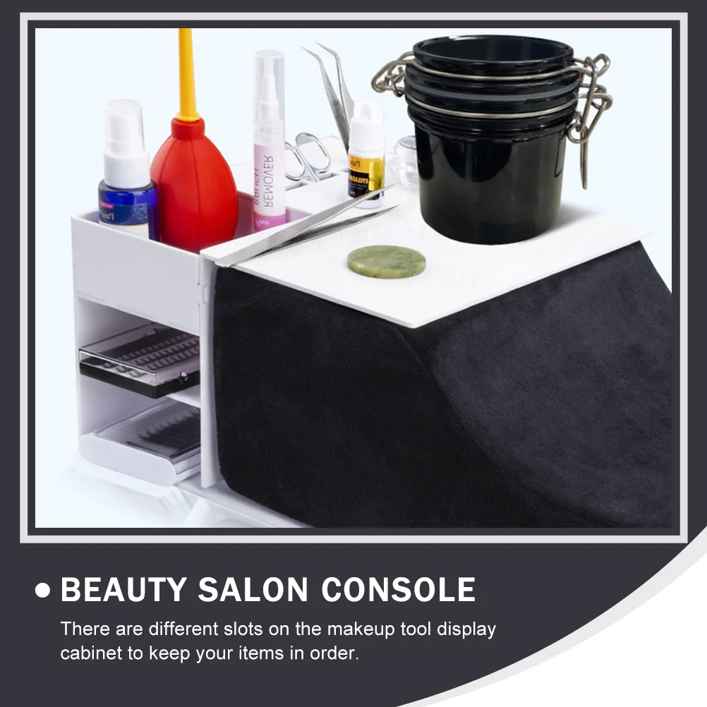 

1Pcs Eyelash Grafting Console Acrylic Storage Rack White Unique Mother's Day Valentine's Day Gift Eyelash Grafting Console