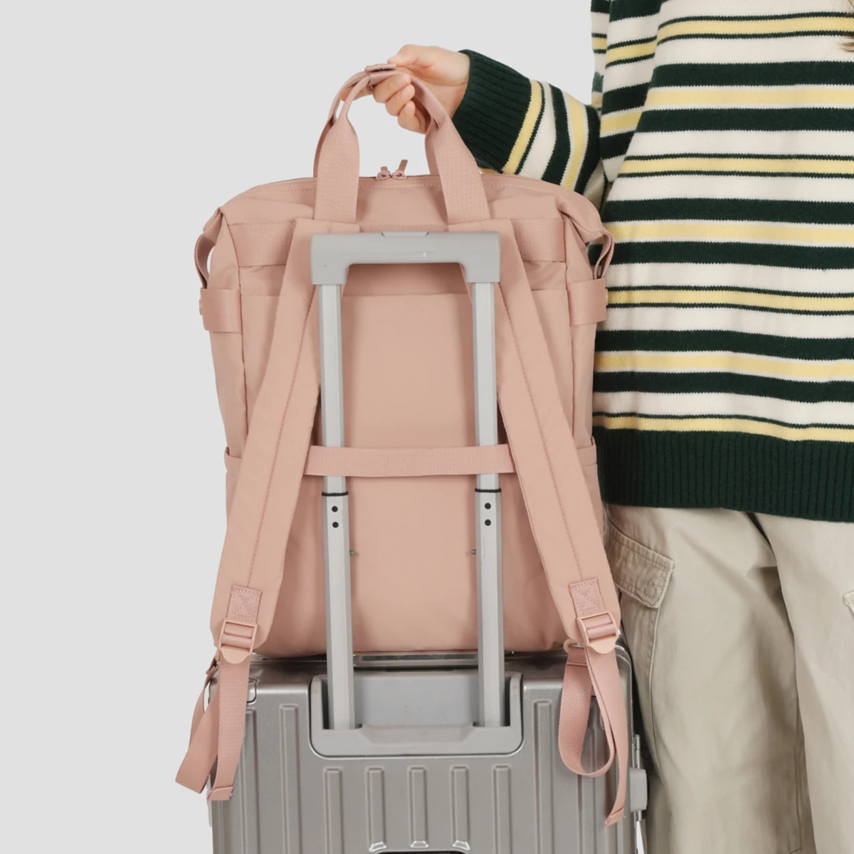 Backpack for Female College Students, Laptop Bag, Hiking Bag, High-End School Bag, Niche Design, Business Work and Commuting