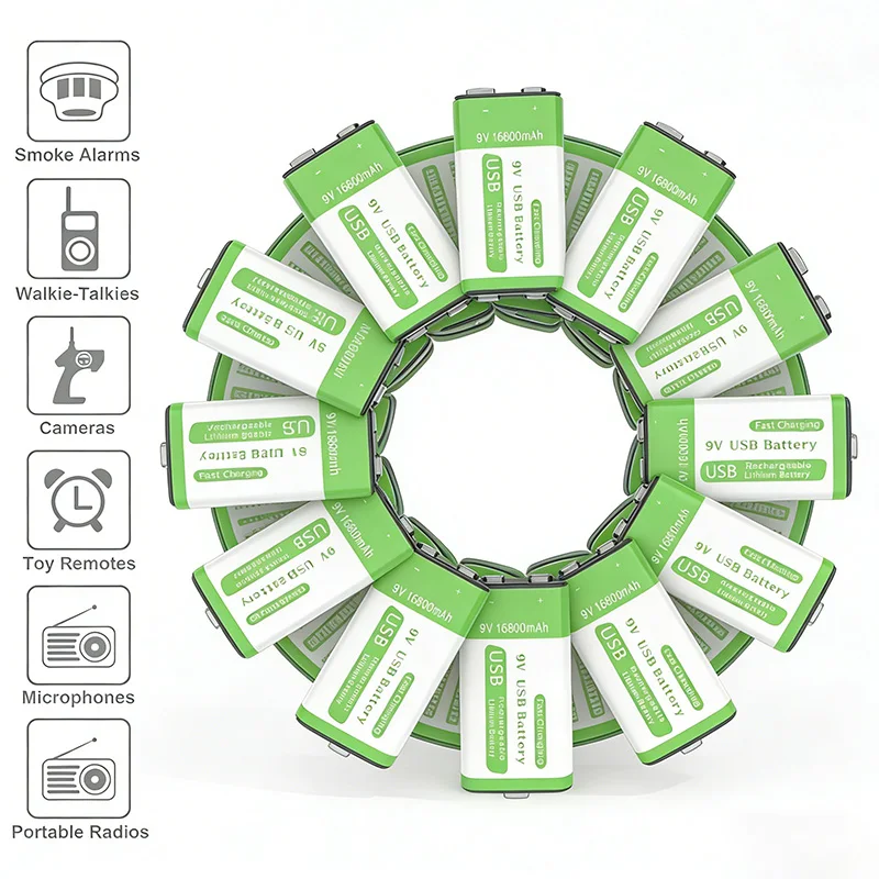 9V 16800Mah Lithium…
