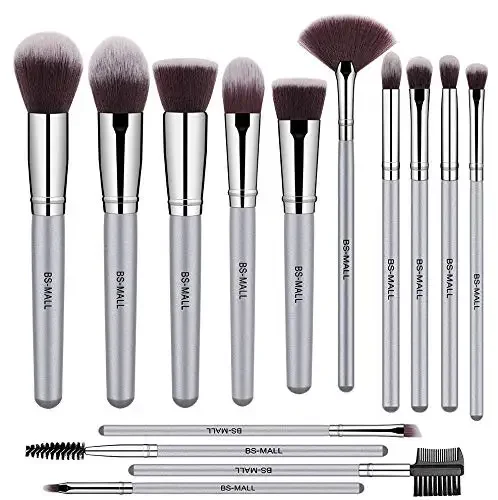 

# Hot BS-MALL Quality Makeup Brushes 14PCS Wooden Handle Synthetic Hair Private Label Complete Make Up Brush Set